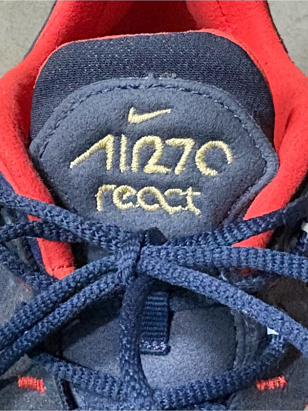 Nike Air Max 270 React – Navy/Red/White Men’s 8.5